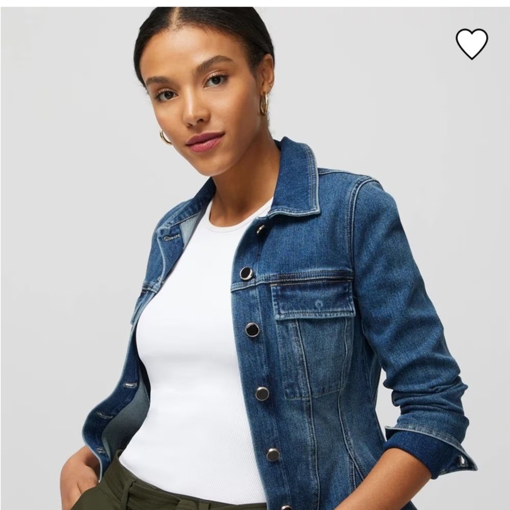 NWOT Chic Denim Shacket